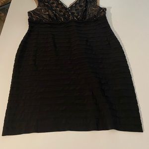 Women’s black evening dress